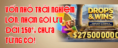 Thưởng Chào Mừng Tân Thủ 100% promotional banner